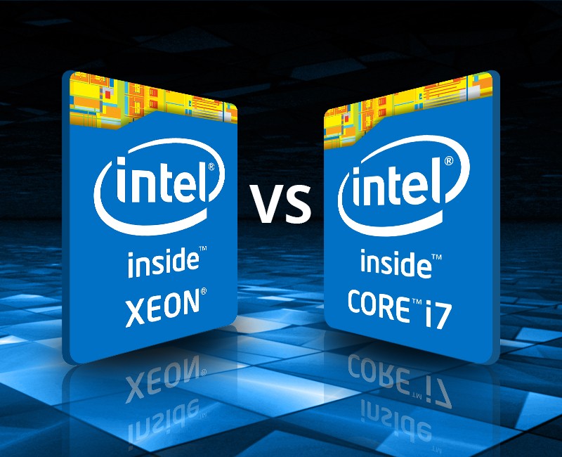 تفاوت پردازنده های xeon و core i